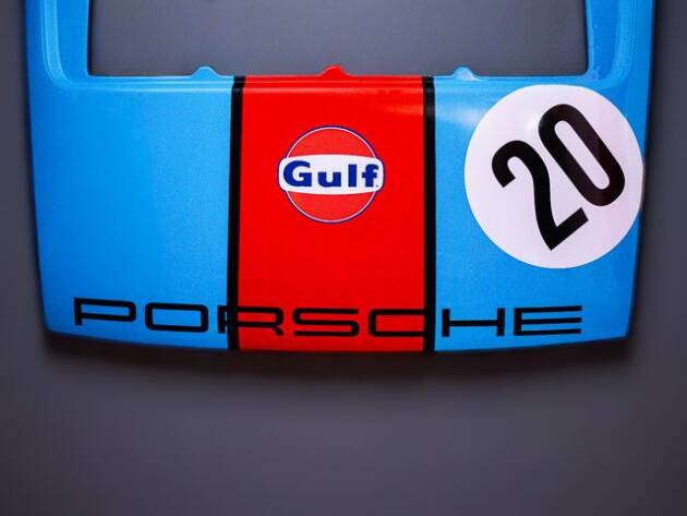 Tapa motor Porsche 911 decorativa