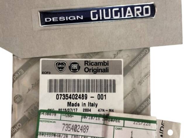 Emblema Giugiaro Fiat