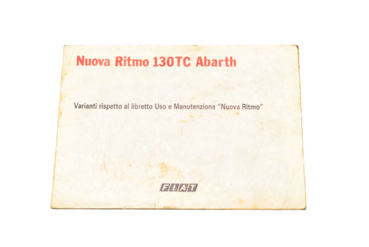 Manual original Fiat Ritmo Abarth 130 tc - Imagen 4