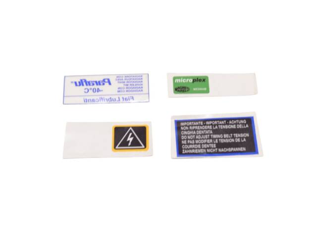 Adhesivos originales vano motor FIat Uno Turbo fase 2