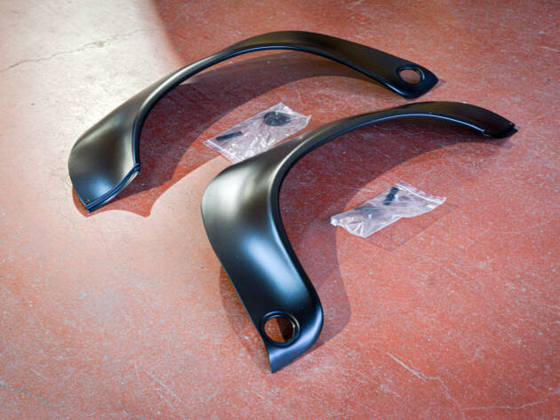 Aletines traseros de chapa para Porsche 911