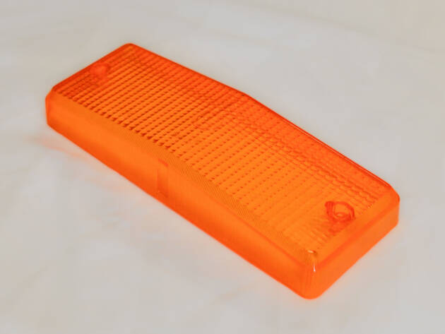 Tulipa piloto trasera amarilla Seat 124 1 fase II